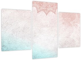 Tablou - Mandala pe zid 2 (90x60 cm)