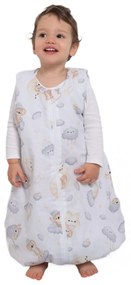 Sac de dormit cu picioare pentru copii 18-36 luni Kidizi Koala Dreams 1 tog, mansete transformabile in soseta