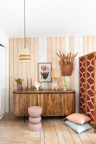 Masuta laterala, din metal, powder pink Forms