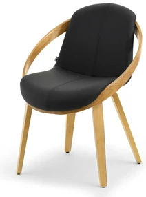 Scaun Lila K (negru + stejar). 1111103