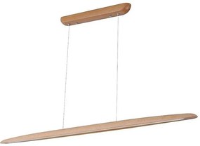 Lustră LED pe cablu LED/22W/230V 4000K 130 cm fag/lemn masiv