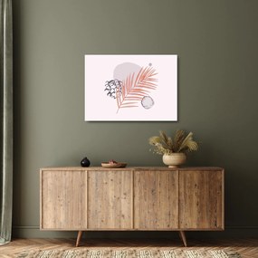 Tablou pe sticlă - Minimalism violet N⁰3 (70x50 cm)