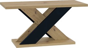 Măsuță lemn masiv de Cafea Arbor Essence 110x70 cm Negru