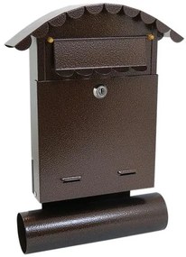 Cutie postala, cu loc pentru ziar, cupru, format B6, 24.5x7x36.5 cm, Damech