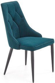 Scaun de sufragerie Vila (verde închis). Promo -6%. 1008212