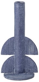 Sfeșnic Bloomingville Bess, înălțime 22 cm, albastru închis