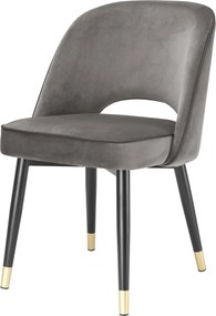 Set de 2 scaune design elegant Cliff, gri 114313 HZ