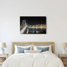 Tablou cu podul Brooklin și New York (90x60 cm)