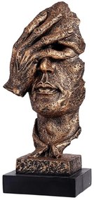 Statueta Chip de om No See 33cm, Auriu