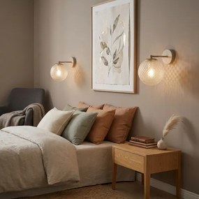 Brilagi - Lampă de perete STELLA 1xE27/60W/230V bej/auriu