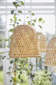 IB Laursen Lampa suspendata din bambus BAMBOO BRID CORD L: 170 cm