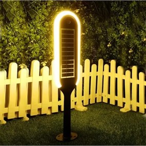 Lampă solară LED cu senzor BOLLARD LED/5W/5,5V 70 cm 3000K IP65 2000 mAh