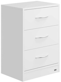 Noptieră ELOISE cu iluminare, 54x39x28cm, alb Casaria