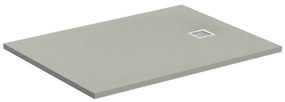 Cadita de dus dreptunghiulara Ideal Standard Ultra Flat S 140x80 cm gri asfaltic