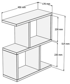 Măsuță laterală Zenny (Travertin) . 1102669