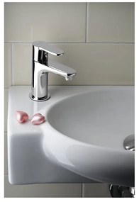 Baterie argintiu-lucios pentru chiuvetă Small – Sapho