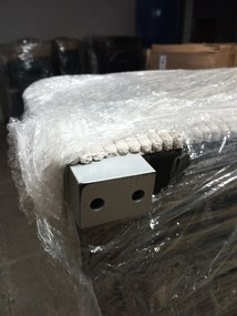 SET Canapea U SMART COSARO bej deschis 295x140 cm clasa II