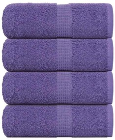 vidaXL Prosoape de baie 4 buc. FROGN violet 30x30 cm 100% bumbac