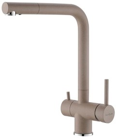 Baterie chiuveta cu functie de filtrare, bej Bej mat