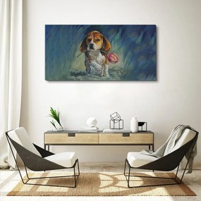 Tablou canvas Floare abstractă de câine de companie