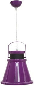 Pendul violet din metal, ø 24 x h30 cm, soclu E27, 20W, Maine C Mauro Ferreti