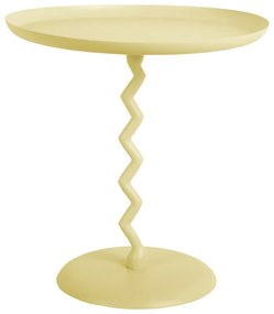 Măsuță auxiliară rotundă din metal ø 40 cm Zig Zag – Leitmotiv