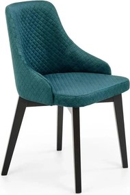 Scaun tapitat TOLEDO 3, verde, 57x56x86 cm