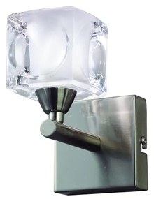 Aplica de perete design modern CUADRAX 1L nickel