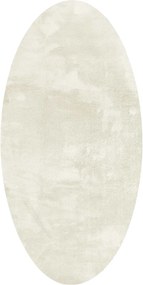 vidaXL Covoare de zonă Oval HUARTE Crem 80 x 150 cm 100% Polyester