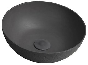 Sapho - Lavoar pentru blat FORMIGO, diametru 39 cm, beton/antracit