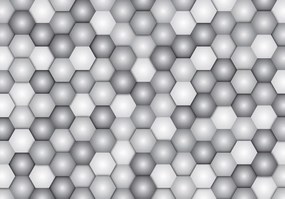 Fototapet - Hexagoane (254x184 cm), în 8 de alte dimensiuni noi