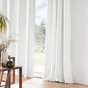 Draperie albă din catifea 135x260 cm Eva – douceur d'intérieur