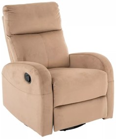 Fotoliu recliner Olimp velvet bej Blu28