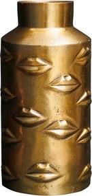 Vaza aurie din metal 16cm Salvador