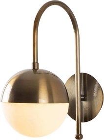 Aplica KARSOR 3300, bronz/alb, metal/sticla, 15x25x30 cm