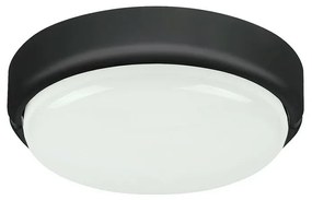 Plafonieră cu LED Rabalux 7407 Hort pentru exterior/baie, negru