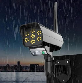 Set 3 bucati Camera Led Solara Falsa cu Senzor de Miscare si Telecomanda, Lampa Stradala