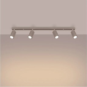 Spot taupe din metal 6,5x81 cm Gleam – Sollux