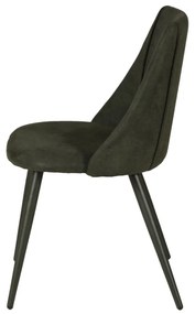 Scaun textil verde inchis Glovy