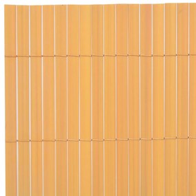 Gard de gradina cu doua fete, galben, 90 x 500 cm, PVC 1, Galben, 90 x 500 cm