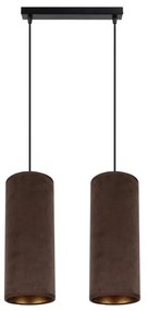 Lustr AVALO 2xE27/60W/230V cablu maro/cupru