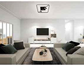 Plafonieră LED dimabilă LED/70W/230V 3000-6500K negru + telecomandă