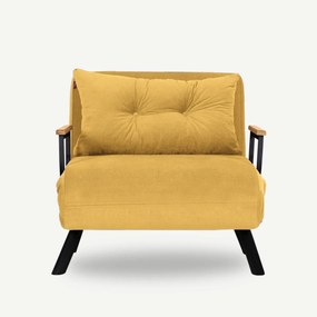 Fotoliu Sando Single Mustard