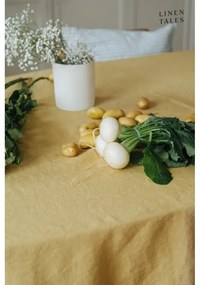 Coasters galbene din țesătură 4 buc. – Linen Tales