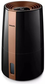 Umidificator Philips HU3918/10, Până la 45 m2, 300 ml/h, 3 l, 3 trepte, Nanocloud, Afișaj LED, Mod de noapte, Negru