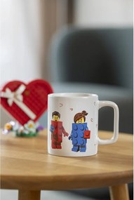 Cană pentru copii albă din ceramică 300 ml Love – LEGO®