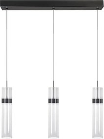 Lustră LED suspendată pe cablu AMBIENTE 3xLED/6W/230V 3000/4000/6000K neagră