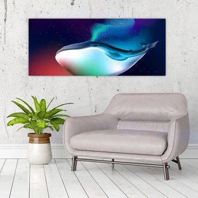 Tablou - Balena spațială (120x50 cm)