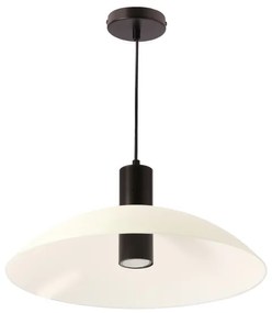 Pendul cu cablu TEDIN 1xGU10/15W/230V alb/negru