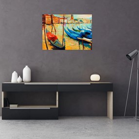 Tablou - Port în Veneția (70x50 cm)